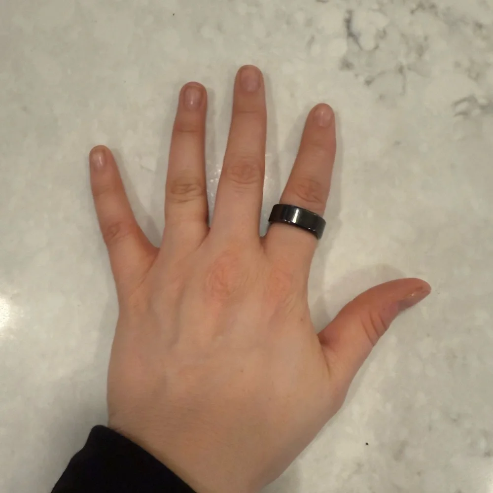 Oura Ring Black Heritage Gen 3 Size 8